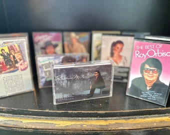 Vintage Lot of Country Cassette Tapes / Eleven 1980s Country Cassettes