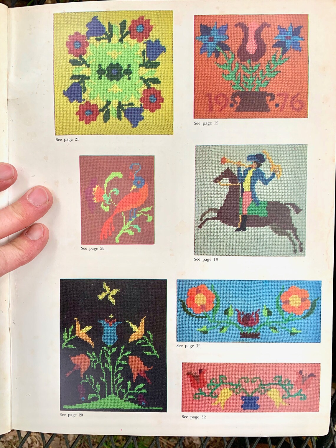 Vintage Charted Needlework Template Books Pennsylvania Dutch Etsy