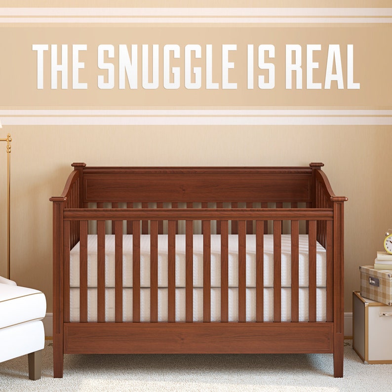The Snuggle is Real Wall Art Vinyl Decal for Baby's Etsy