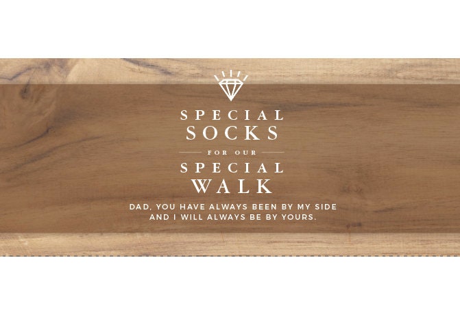 Special Socks for our Special Walk Sock Wrapper Father of the Bride Gift, Wedding Day Gift Digital Download Sock Wrapper Wedding Socks Label