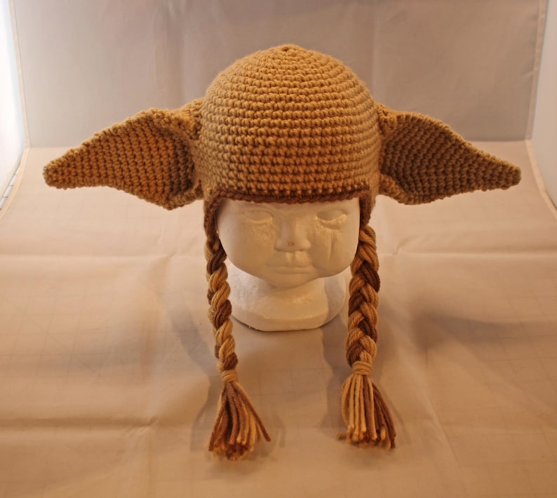 PATTERN: Elf Ears Crochet Hat 3 sizes image 10