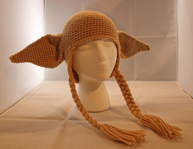 PATTERN: Elf Ears Crochet Hat 3 sizes image 5