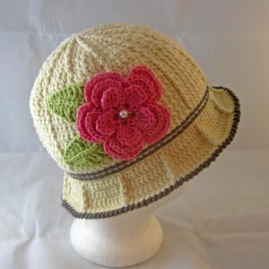 PATTERN: Ribbed Crochet Sun Hats Adult 3 Versions - Etsy