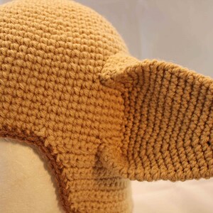 PATTERN: Elf Ears Crochet Hat 3 sizes image 8