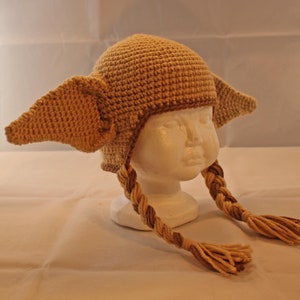 PATTERN: Elf Ears Crochet Hat 3 sizes image 4