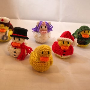 PATTERN:  Cruising Ducks Crochet Toys - flock 2