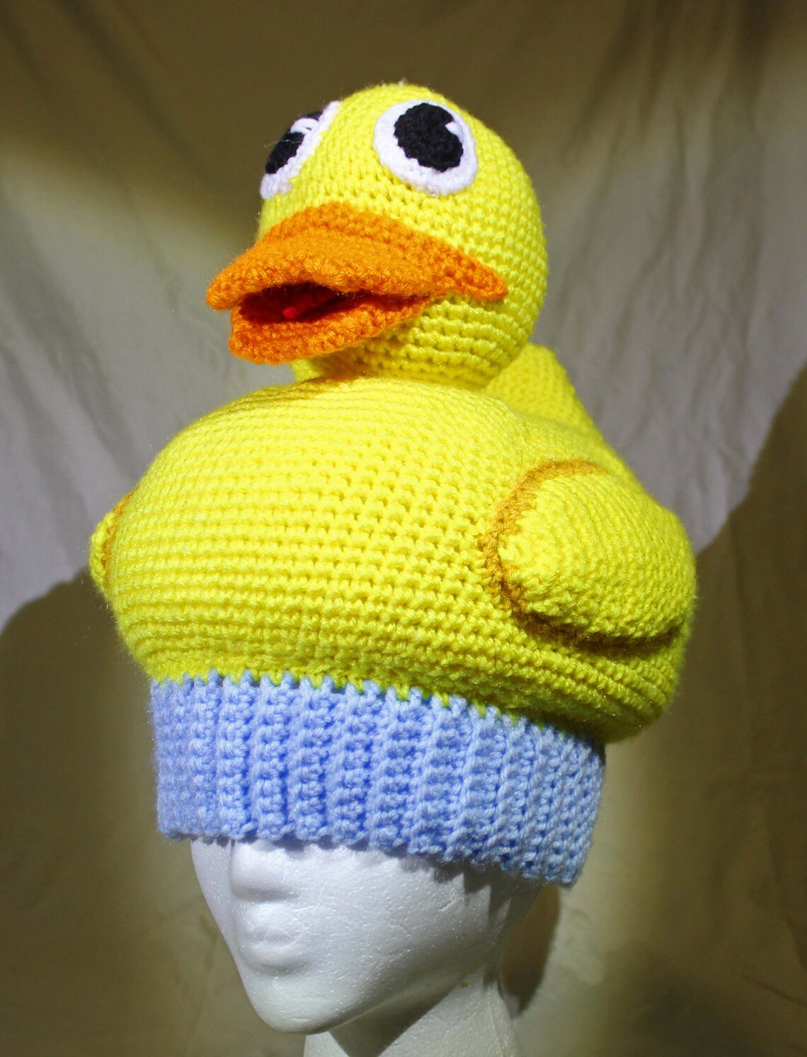 PATTERN Reggie Rubber Ducky Crochet Hat Etsy