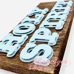 gestanste letters papier brief 3D brief ambachtelijk project muur decor bruids douche verjaardagsfeestje afstudeerfeest babyshower