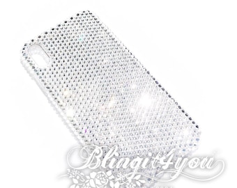 Swarovski Crystal iPhone XS MAX case Bling iPhone Case Bedazzled iPhone case Clear Crystal iPhone case Birthday gift for her Best gift