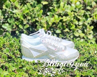 Swarovski Crystal Reebok Shoes | Wedding shoes | Bling Reebok shoes | personalize Reebok Shoes