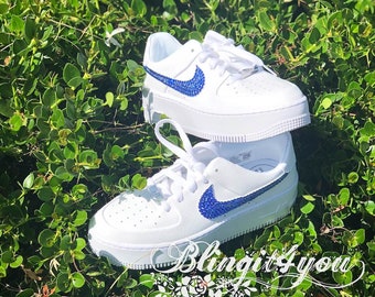bedazzled nike air force ones