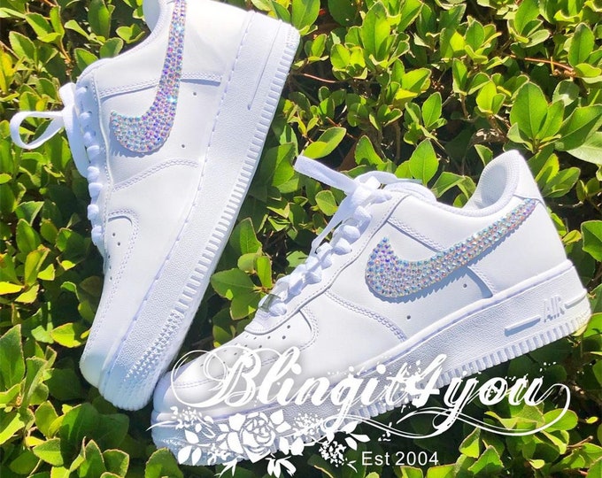 bedazzled air force 1s