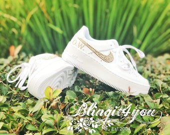 Rose Gold Air Force 1 | Etsy