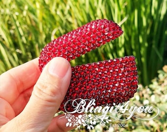 Personalized Airpods Pro Case | Apple AirPods Pro Protective case | Red Swarovski Crystal Apple AirPods Pro Case | Best Holiday Gift