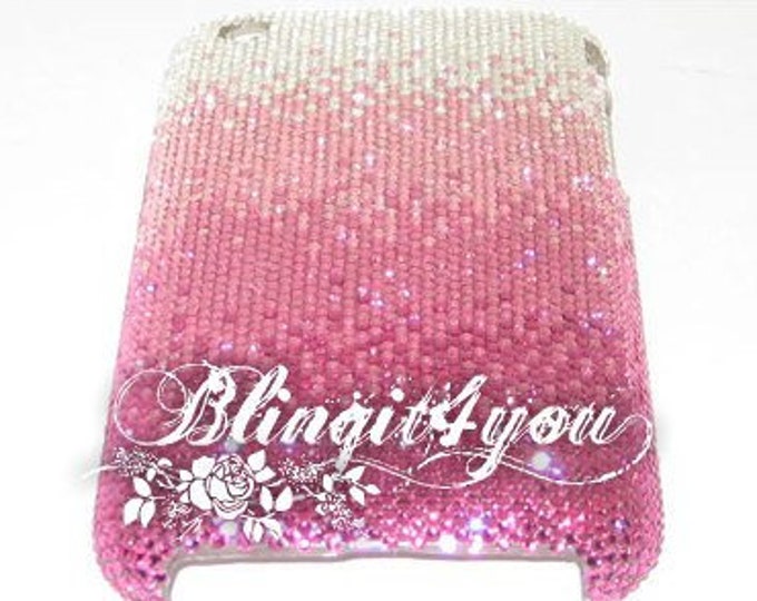Rhinestone Diamond Bling Pink Lover Back Case Cover for apple iPhone 10 X XS Handmade with SS5 Tiny 100% Swarovski Crystal Elements