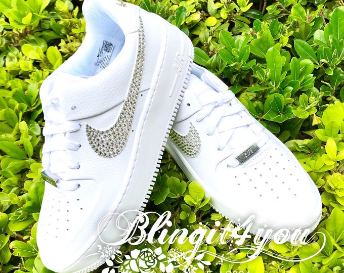 bedazzled nike air force 1