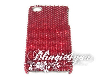 SS16 Crystal Diamond Apple iPhone XS MAX Back Case Cover Custom make handmade Siam Dark Red Swarovski Element Gift for Her Gift Idea for Mom