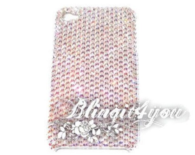 Handmade iPhone 10 X XS ss16 Swarovski Crystal Rhinestone Phone case Crystal AB Custom make Bling iPhone 10 Case Luxury Gift idea for her