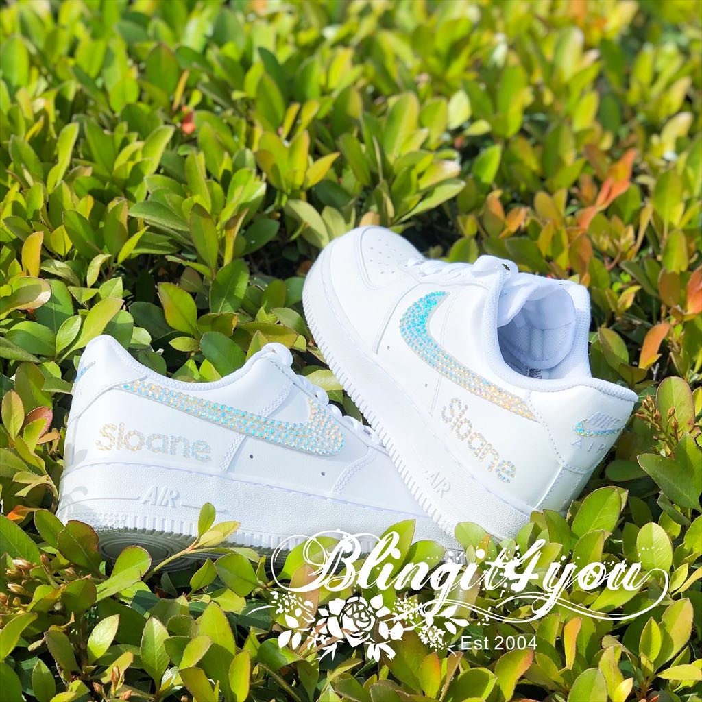 Swarovski crystal hotsell nike shoes