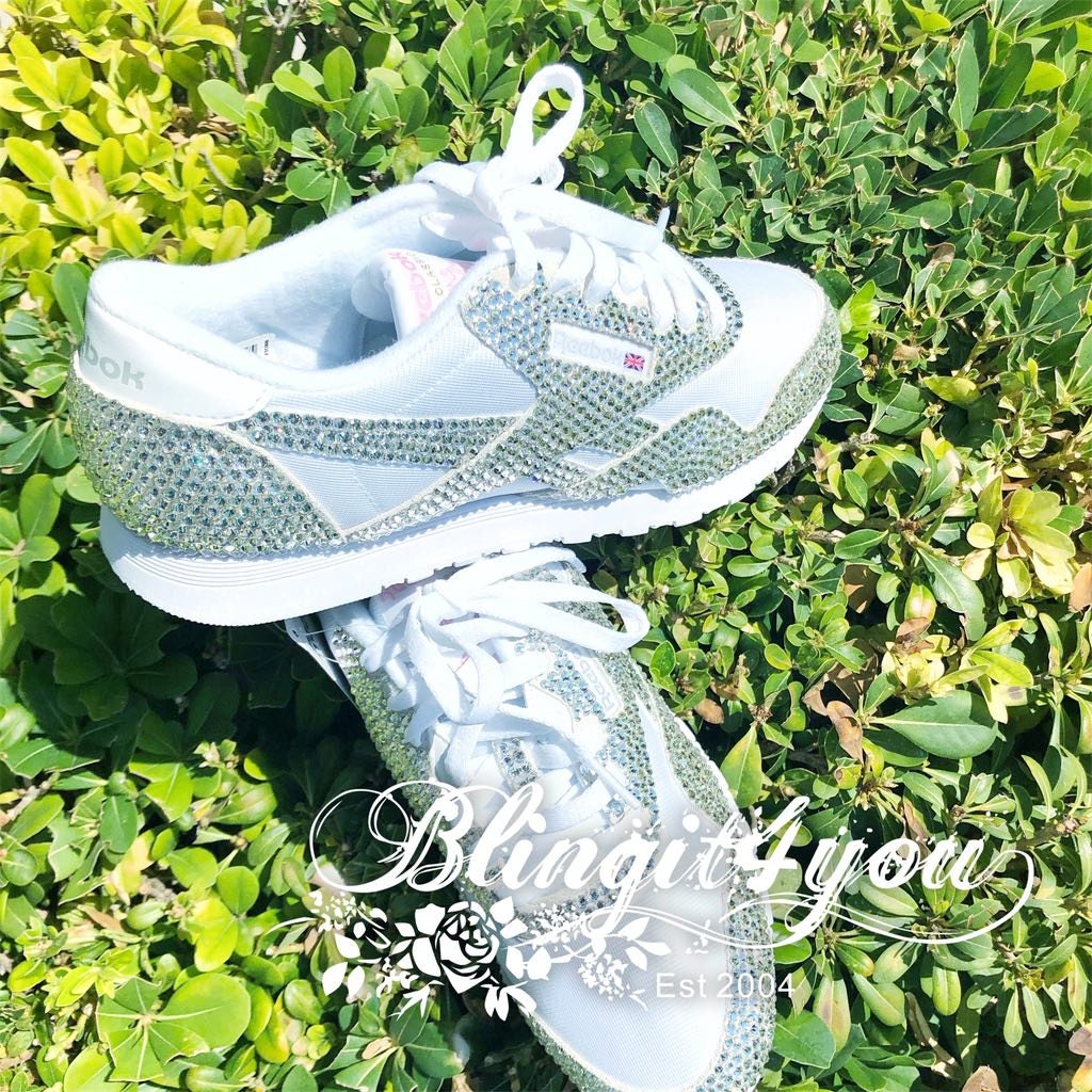 rhinestone reebok shoes