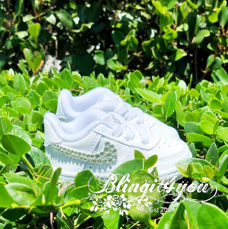Bling Baby Nike AF1 Custom Make Baby Nike AF1 Crystal Infant | Etsy