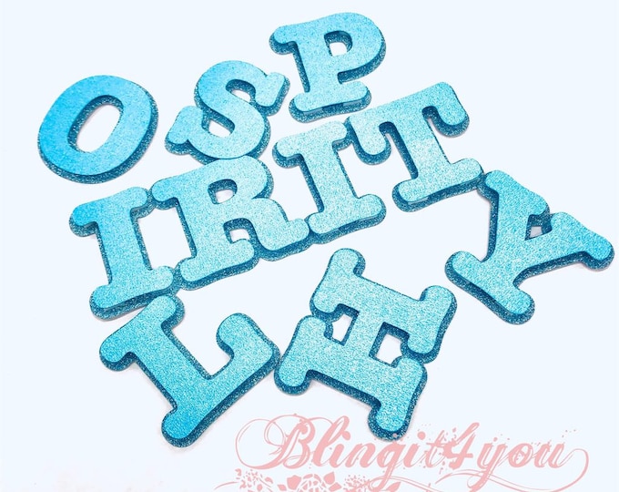 Large die cut letters large paper letter Large 3D letter craft project wall decor bridal shower birthday party graduation party baby shower