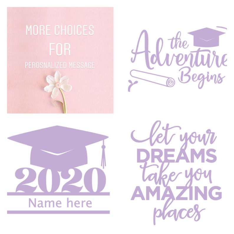 Class 2021 Graduation Gift Flower Shadow Box Graduation Etsy