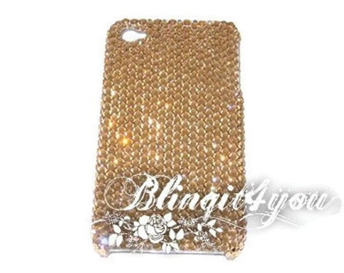 SS16 Luxury handmade Gift Bling Apple iPhone XS MAX Case Cover Gold Swarovski Elements Crystal Diamond iPhone Case Gift Idea for Her