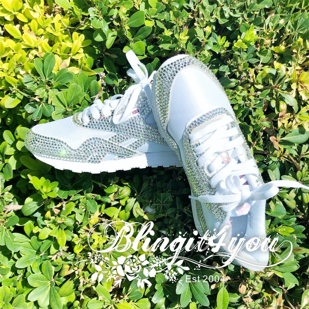 bling reebok sneakers