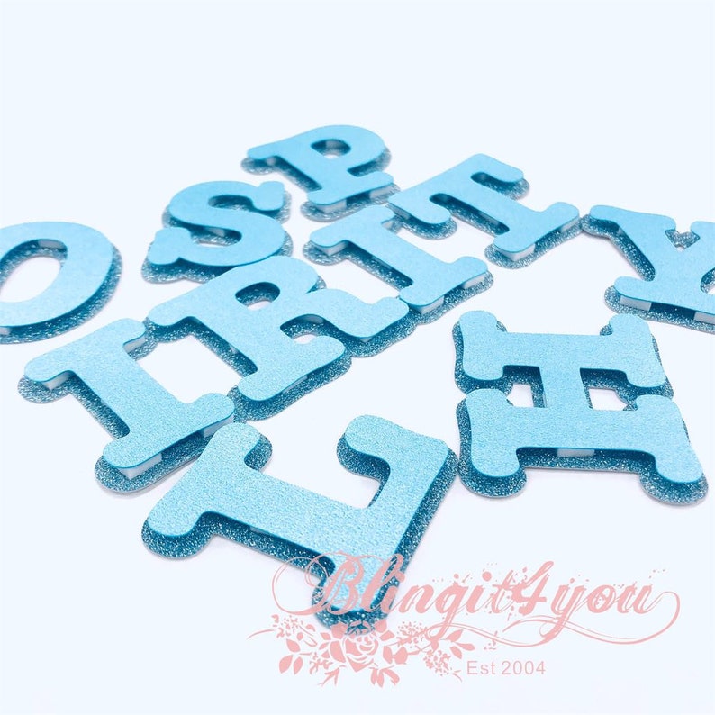 Large Die Cut Letters Large Paper Letter Large 3D Letter Craft Etsy