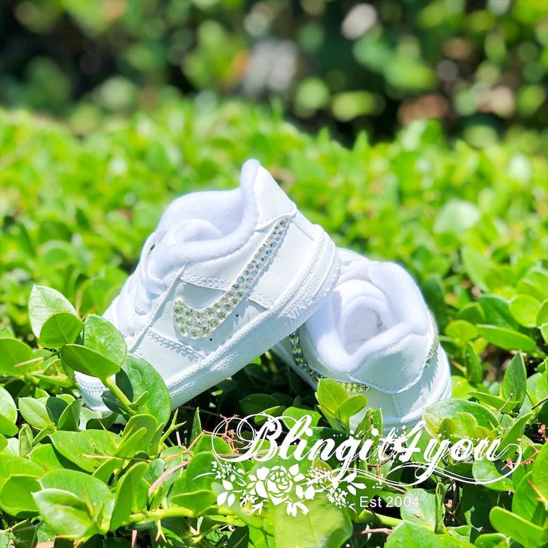 Bling Baby Nike AF1 Custom Make Baby Nike AF1 Crystal Infant | Etsy
