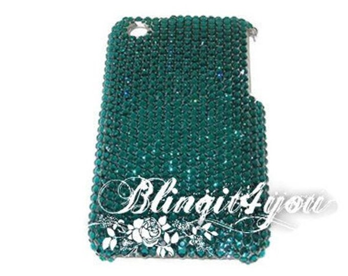 SS16 Bling Apple iPhone XS MAX Case Cover handmade Emerald Green Swarovski Elements Crystal Rhinestone Diamond Gift for her Gift for Mom
