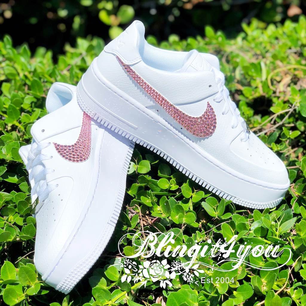 Swarovski Crystal Women Nike Air Force 