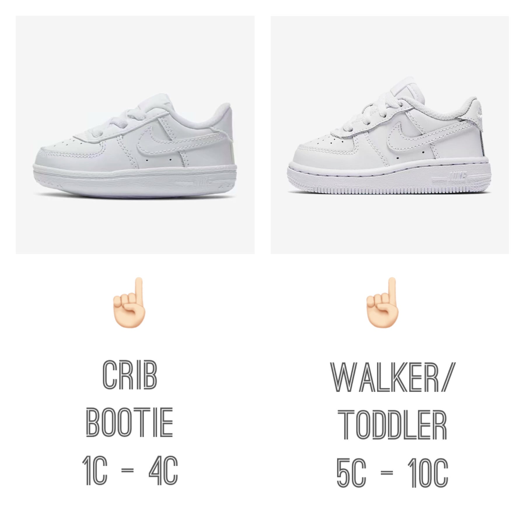 nike 5c size chart