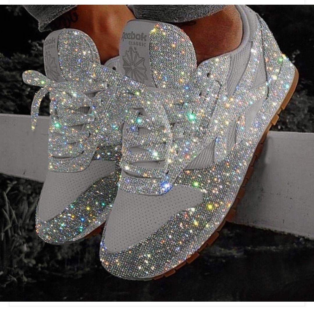 blinged out reebok classics