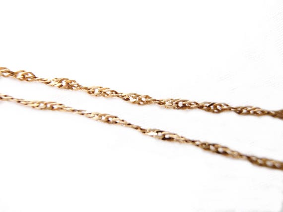 18k Gold Heart Diamond Pendant Necklace/18k Doubl… - image 4