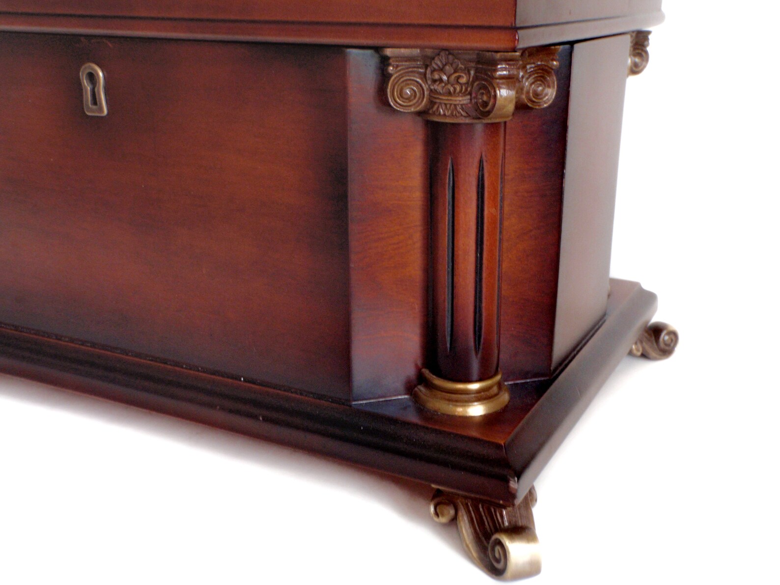 Bombay Company Jewelry Box With Key/vintage Bombay Co. Etsy