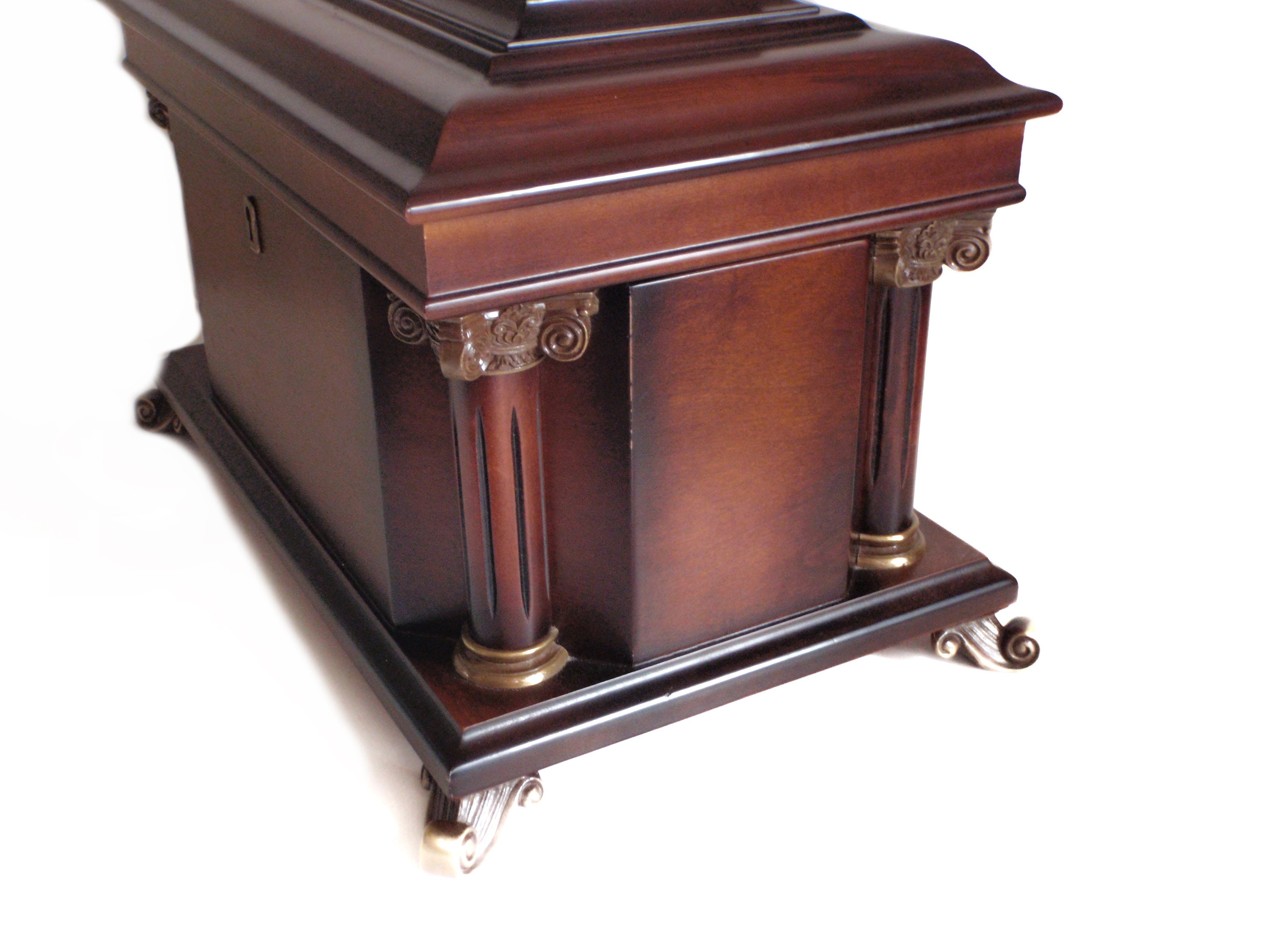 Bombay Company Jewelry Box With Key/vintage Bombay Co. Etsy