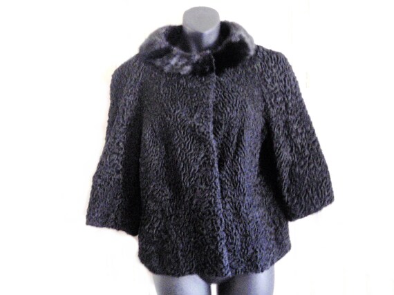 Wool Full Length Cocoon Coat Custom Made Art Deco… - image 10