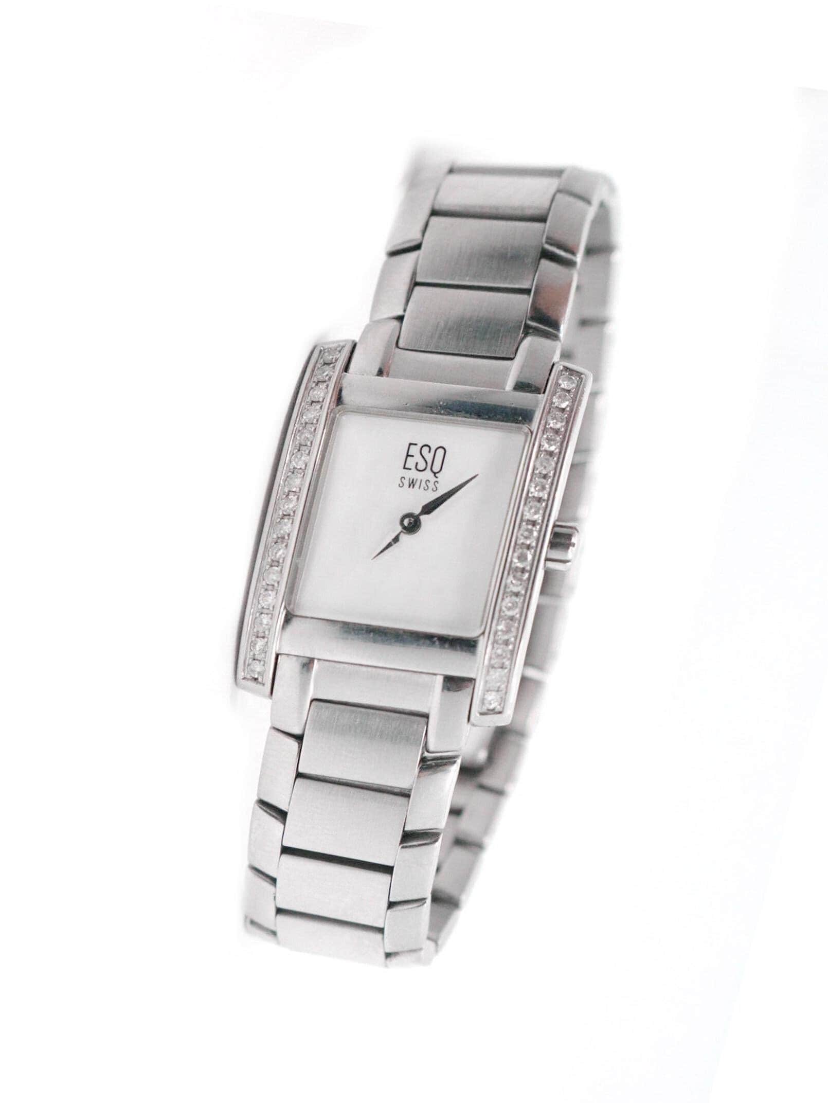 Movado ESQ Diamond Watch ESQ Movado Black Dial Ladies Watch~womens ESQ Movado Genuine  main image 4