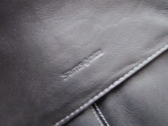 Samsonite Leather Briefcase Computer Bag, Unisex … - image 5