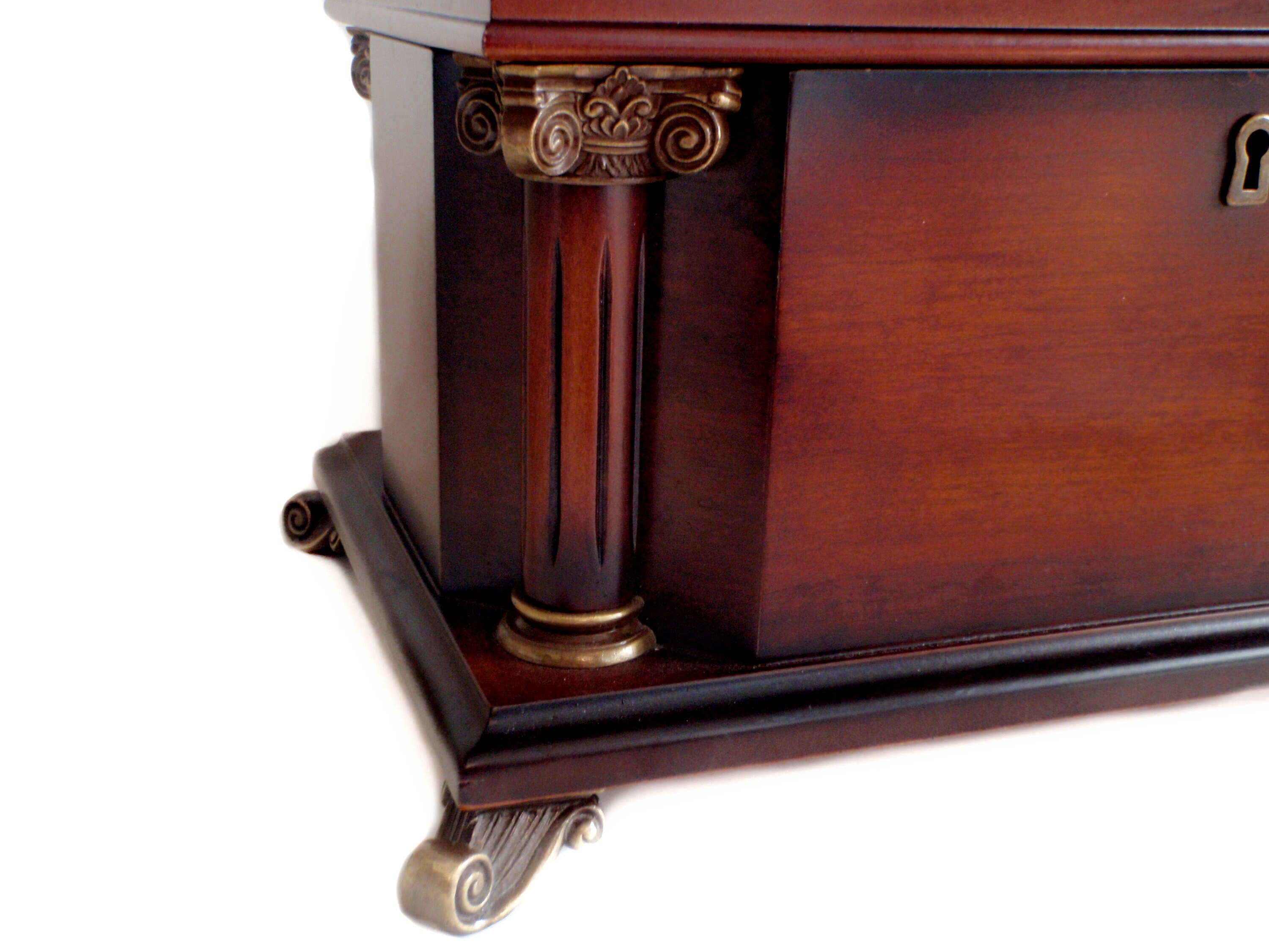 Bombay Company Jewelry Box With Key/vintage Bombay Co. Etsy