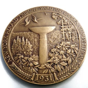 Vintage Bronze Bank Medallion First National City Bank New
