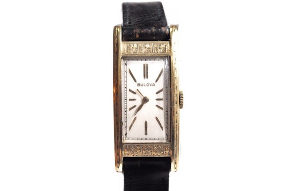 Benrus Watch 1930s Art Deco 10kt Two Tone Unisex … - image 10