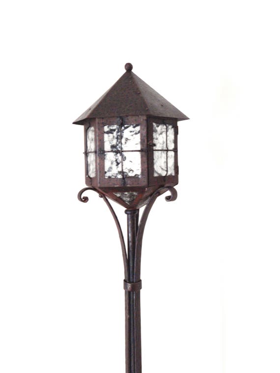 Antique Mission Iron Floor Lamp Vintagecraftsman Arts Crafts
