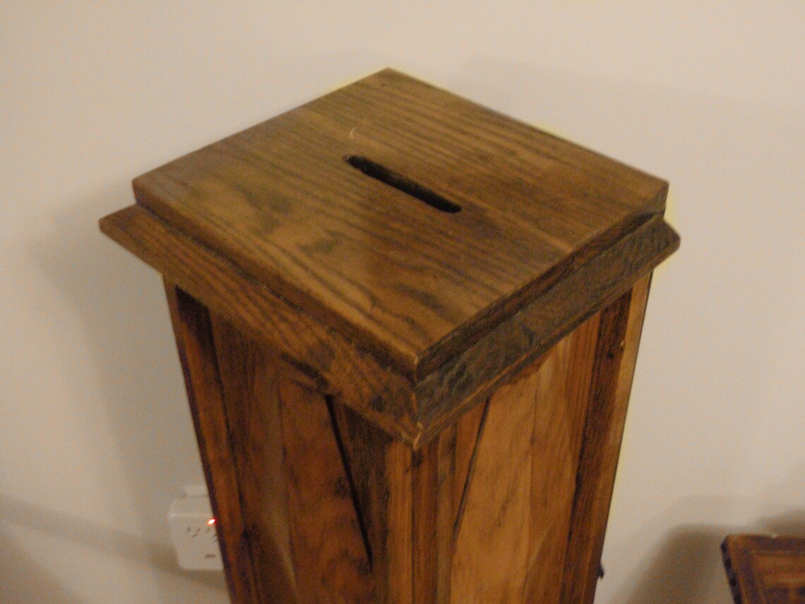 Art Deco Church Donation Box/repurposed as 1920s Tall Floor - Etsy