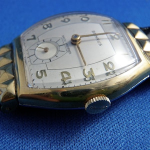 Benrus Watch 1930s Art Deco 10kt Two Tone Unisex Dress Watch - Etsy