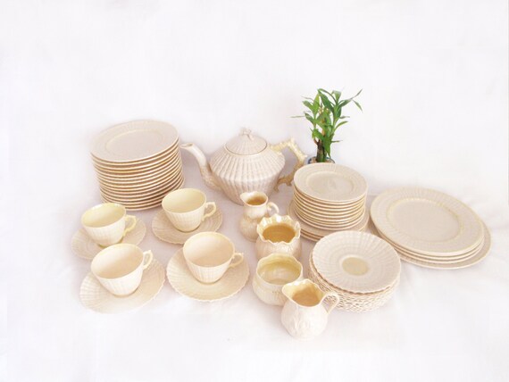 3 Belleek Limpet Dinner Plates 6 3 4 Inches Each Etsy Canada