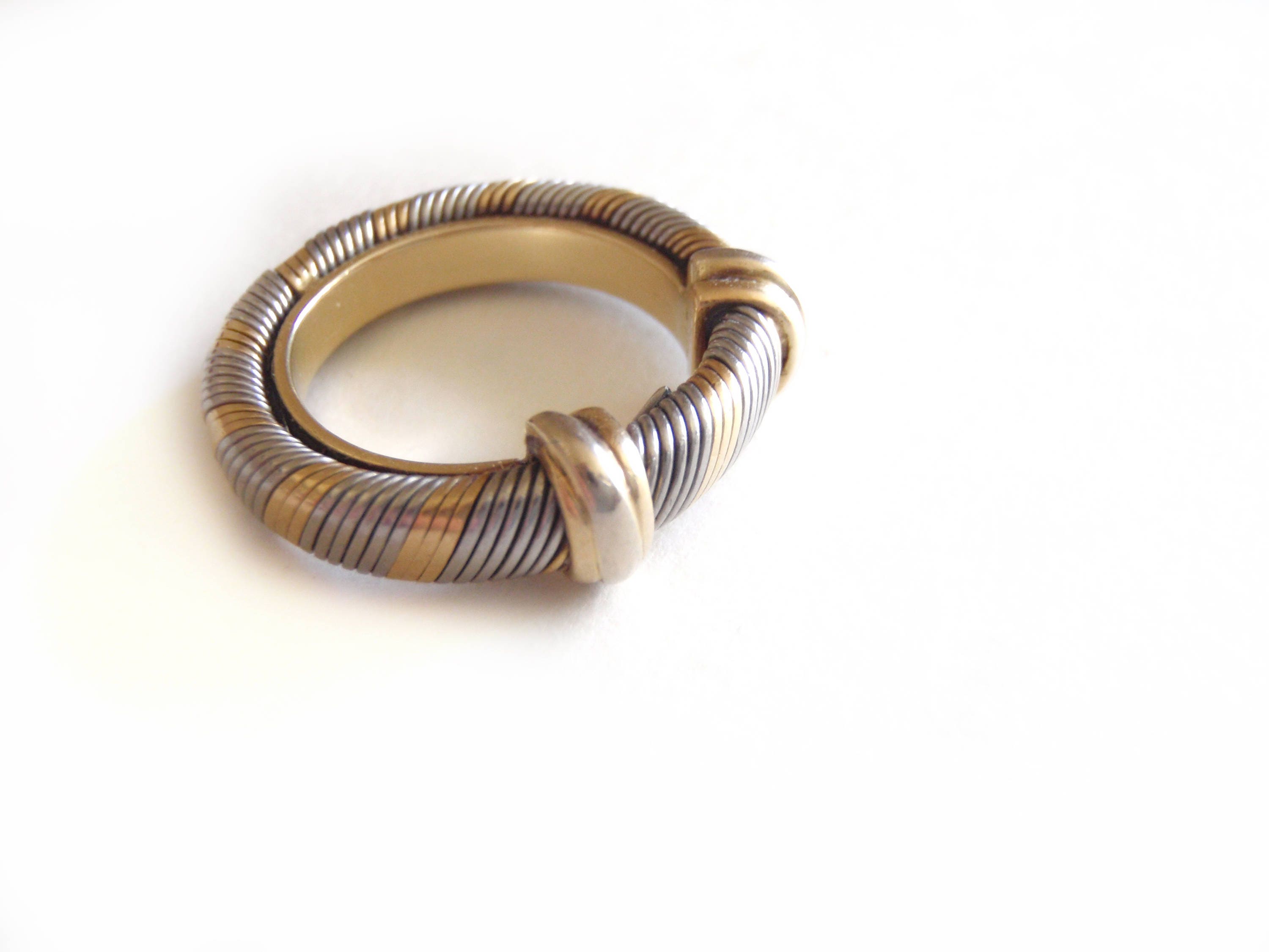 Cartier Aurore Ring 18k Gold Steel Band With Serial No in - Etsy