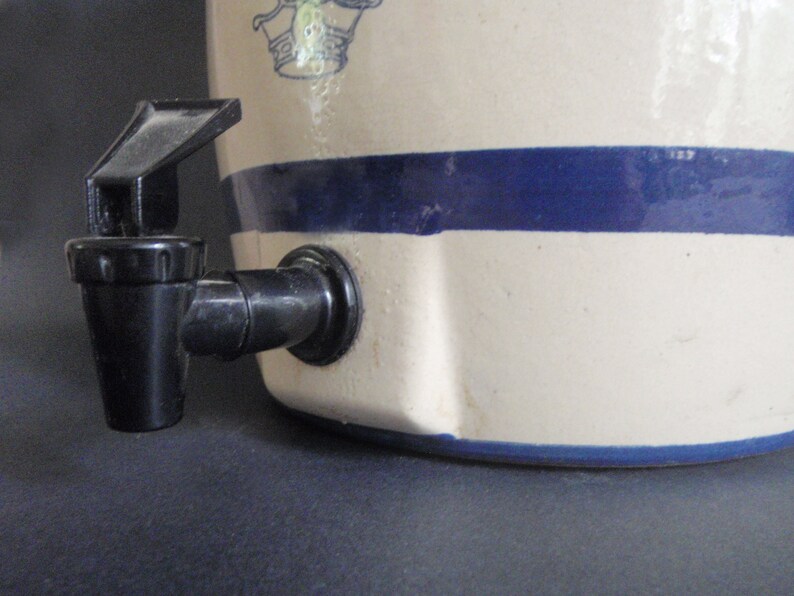 Vintage Stoneware Water Dispenser and Cooler Holds 2 Gallons Etsy